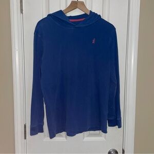 Johnnie-o Boys Hoodie Long Sleeve Pullover Long Sleeve Shirt  Blue Youth Size 16